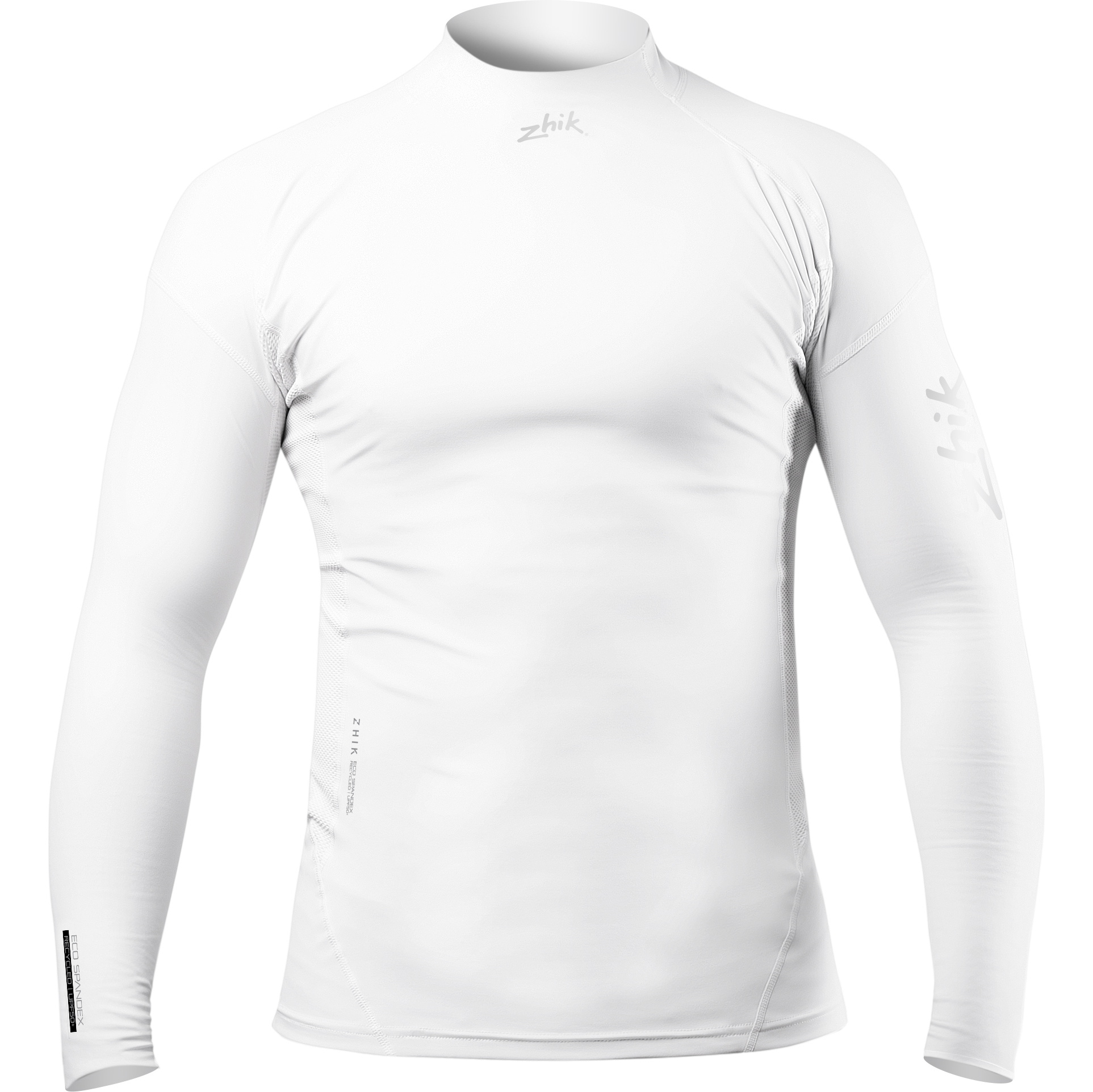 2026 Zhik Proteção Em Spandex De Manga Comprida Eco UPF50+ Para Homem DTP-0063 - White